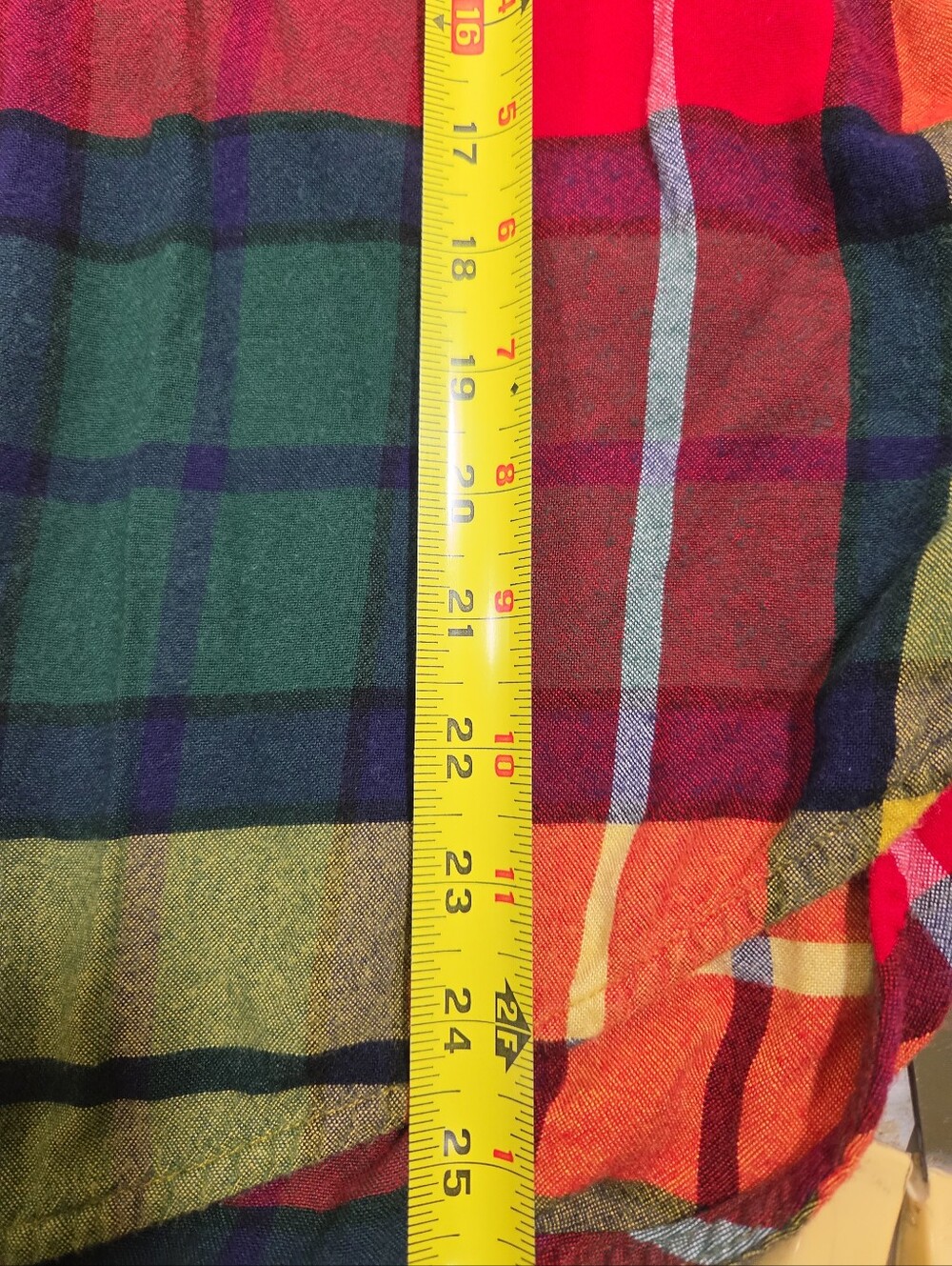 American Eagle Flannel Shirt Women L Plaid Boyfriend Fit Soft - Picture 5 of 6